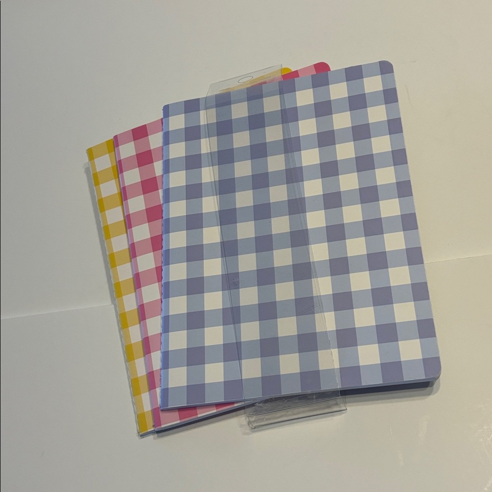 Draper James Gingham Journal Set of 3 - Picture 10 of 11